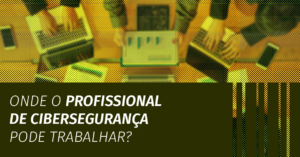 Onde o profissional de cibersegurança pode trabalhar?